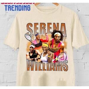 Serena Williams 90S Shirt Bootleg Retro Tennis Pro Fan Tshirt Classic